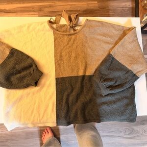 Color Block Sweater for Men